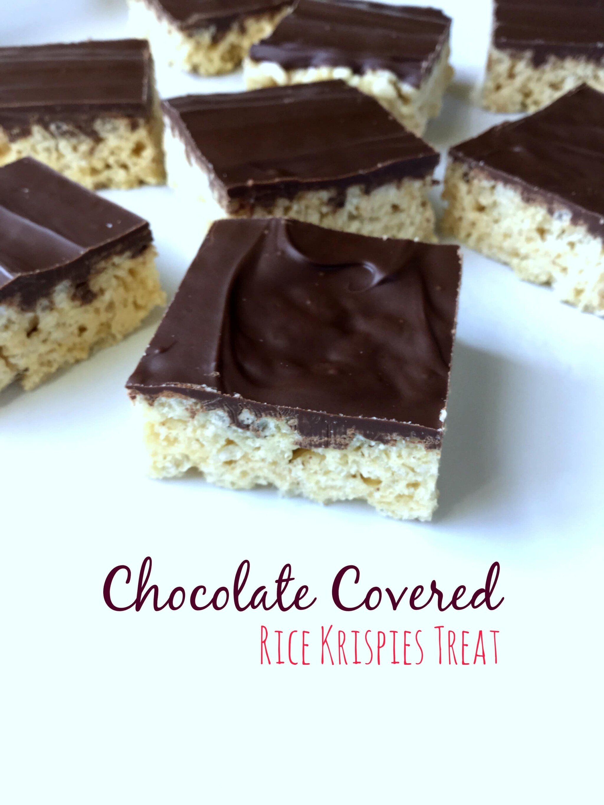 Chocolate Covered Rice Krispies Treat | Garden in the Kitchen
