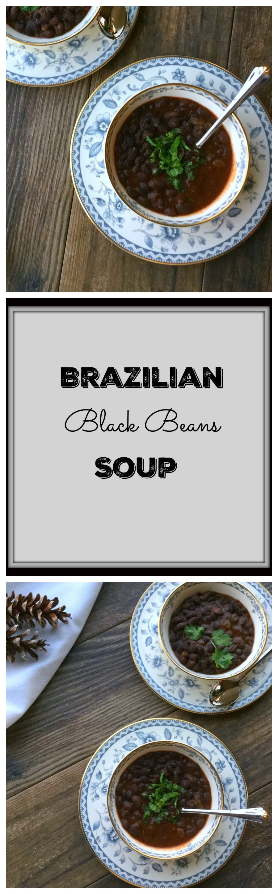 What a delicious way to pack in some nutrition while enjoying a tasty soup! This black beans soup is all about the flavors. So filling and satisfying, this soup is a one dish meal.