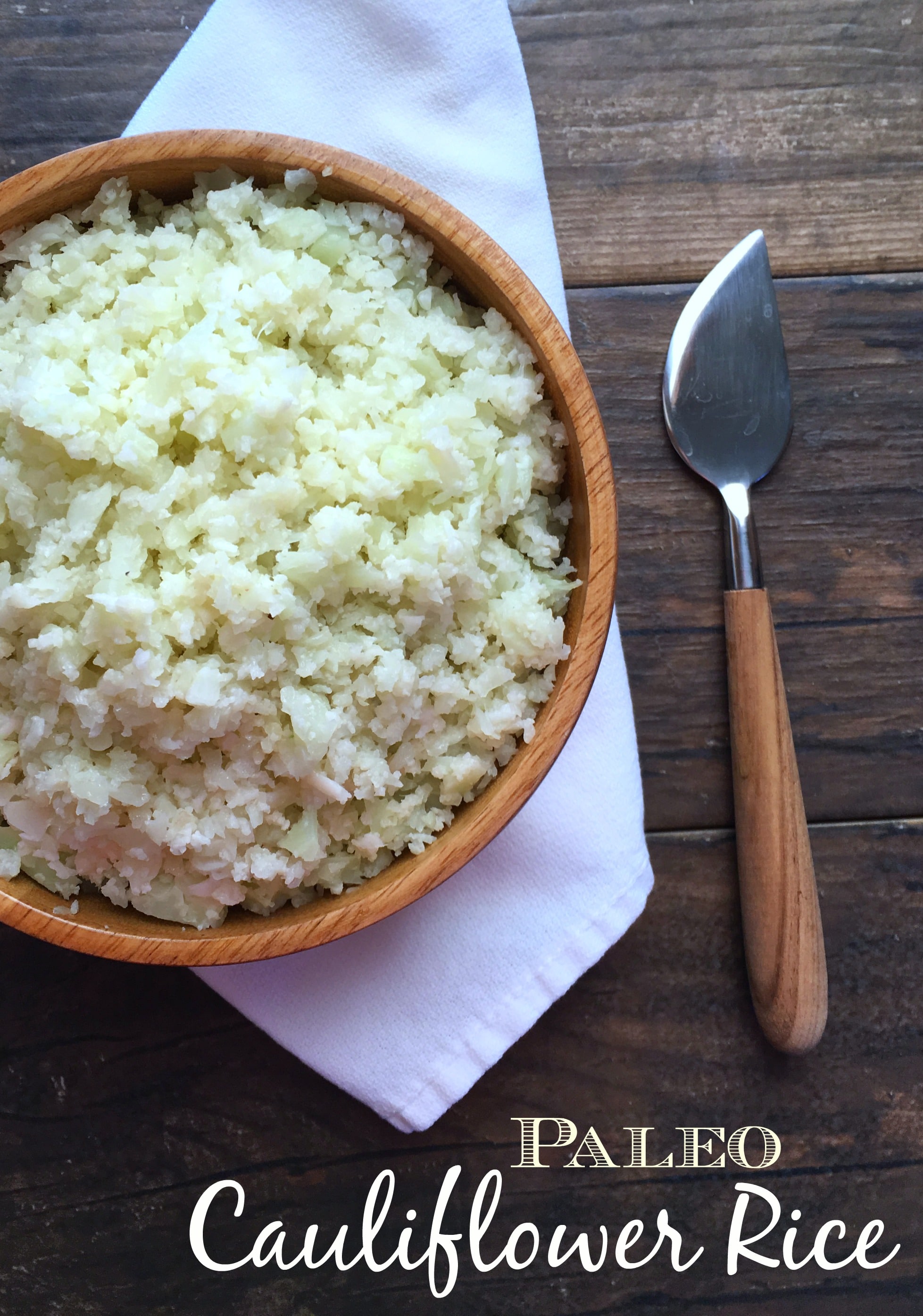 This healthy Paleo Cauliflower Rice is a delicious and filling side dish that you can add to your diet for it's impressive array of nutrients, including vitamins, minerals and antioxidants.