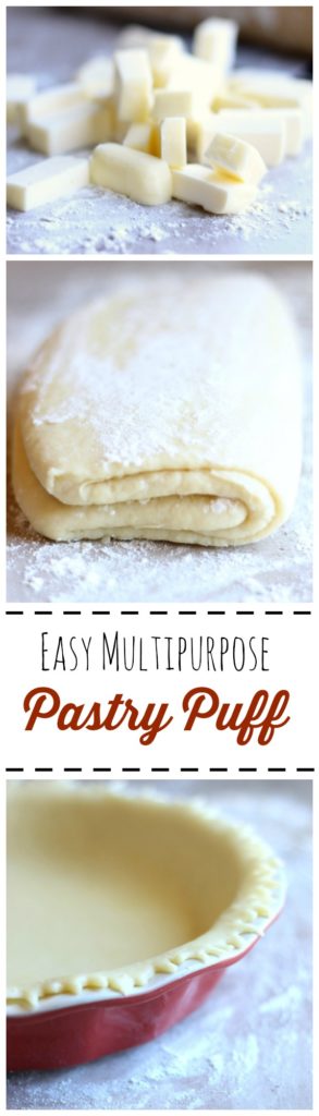 This quick'n easy pastry puff is the base for many sweet or savory recipes. You must try it! gardeninthekitchen.com